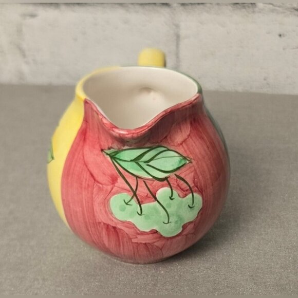 Country Inn Collection Strawberry Tea Set โ Ceramic Teapot, Sugar & Creamer 4pc - Picture 12 of 16